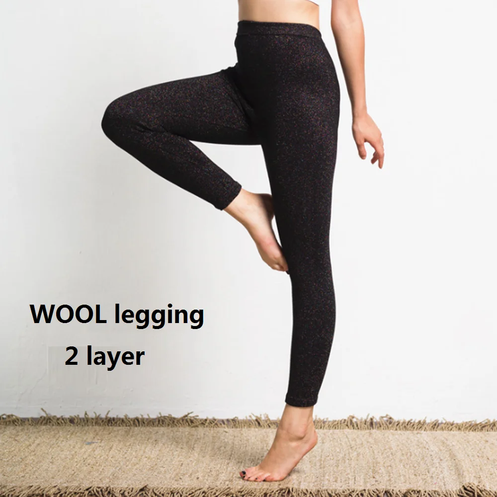 wool 2 layer fashion autumn hot pants leggings girl legging femme fitness women plus size woman clothing sexy sexi high waist