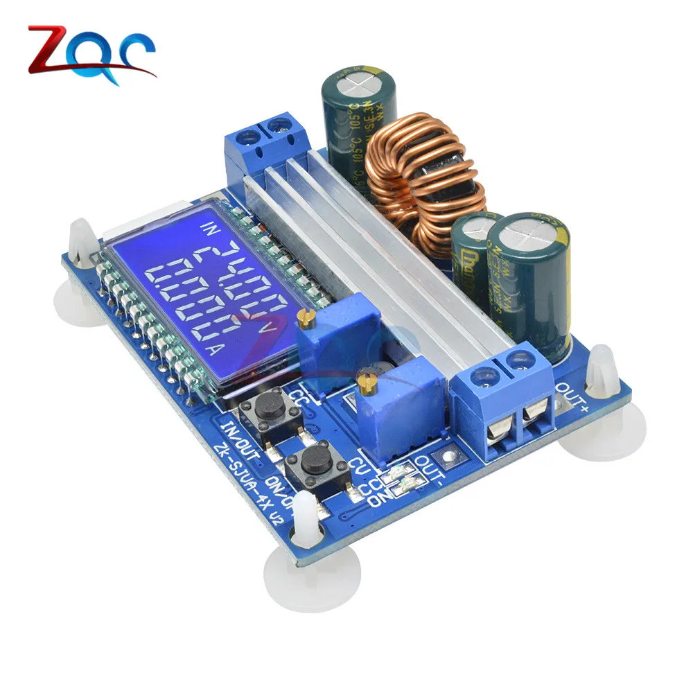 35W DC 5.5-30V to 0.5-30V Digital LCD Display Automatic Step up down Buck Boost Converter Power Supply Module Adjustable Board