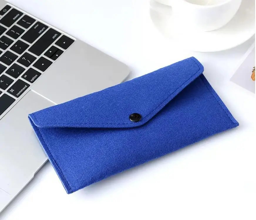 Mini Mobile Phone Pouch Bag For iPhone 4 4S 5 5S SE 6 6S 7 8 Plus X XR XS Max 11 Pro Max Case Felt Cloth Colorful Parcel Package