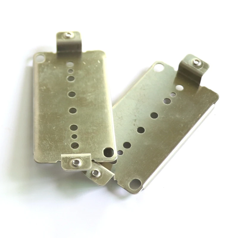 Donlis 50/52mm 2pcs Nickel silver LP Guitar Pickup Baseplate for Single Coil Humbucker Size P90 Pickups