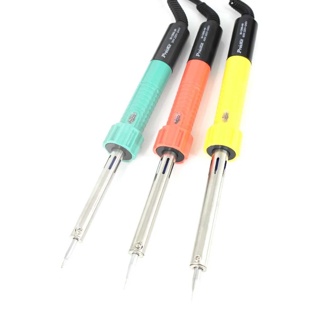 

Pro'sKit 220V SI-129G-30/40/60W External Heated Soldering Iron Highly Efficient Longevity Electric Soldering Iron Repair Tools