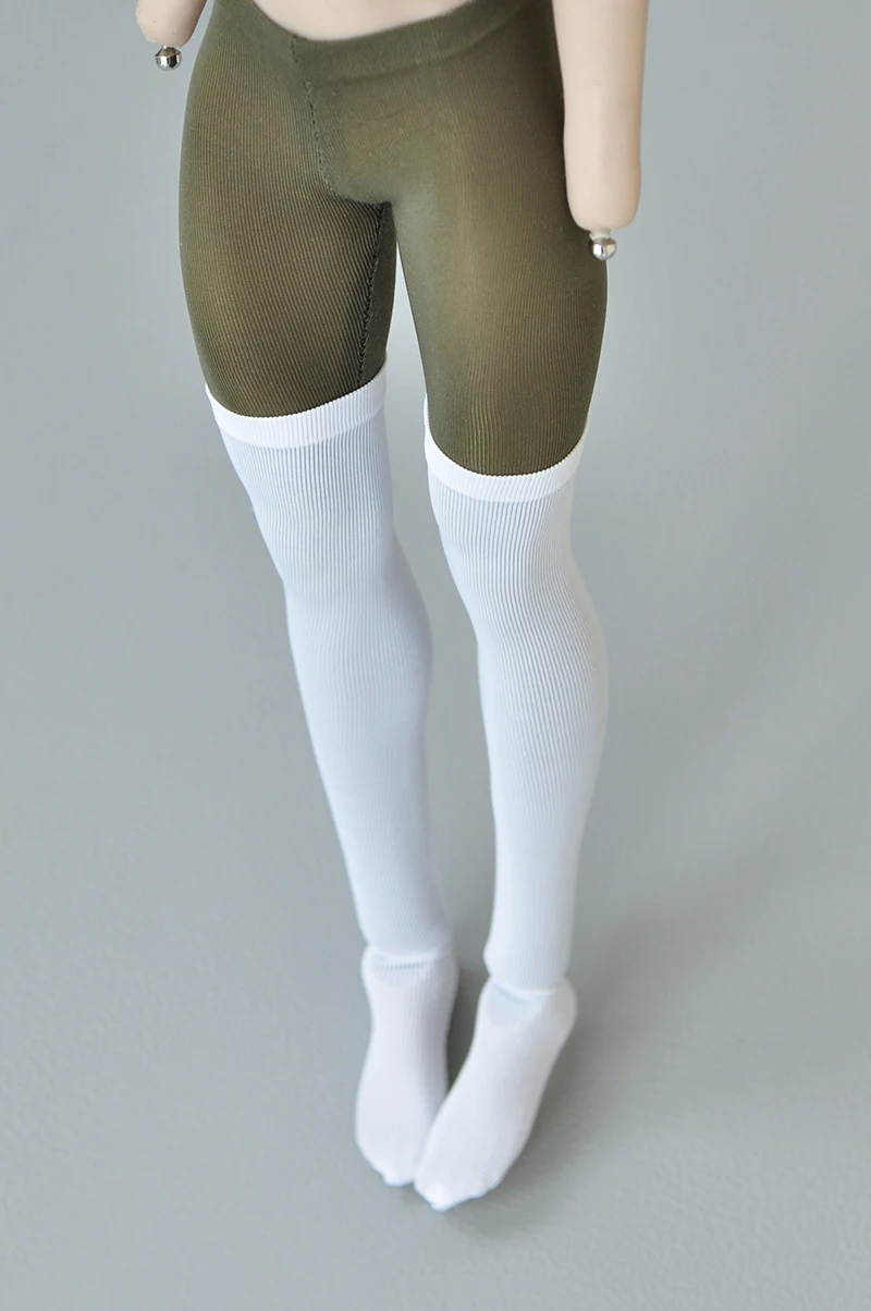 Collection 1/6 Female Soldier Model Accessories Long Tube Over-Knee Socks Calf Socks for 12