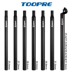 TOOPRE Mountain bike seatpost 350mm 450mm 25.4 27.2 28.6 30.8 Aluminum alloy Seat tube fixed gear seat post bicycle Parts