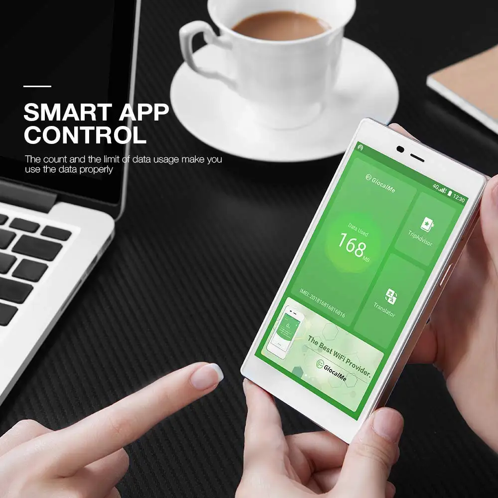 GlocalMe-punto de acceso móvil G4 4G LTE, WiFi de alta velocidad mundial, sin tarjeta SIM, carga de Roaming, wifi de bolsillo internacional