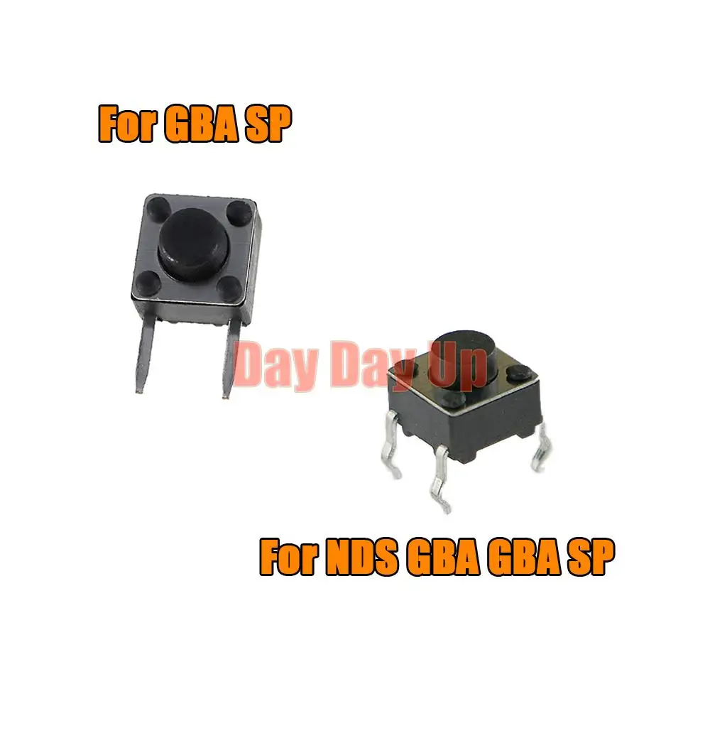 GBA SP/NDS/GBA 게임 콘솔 용 GameBoy Advance GBA 용 2pcs 고품질 L R 왼쪽 오른쪽 마이크로 스위치 버튼 교체