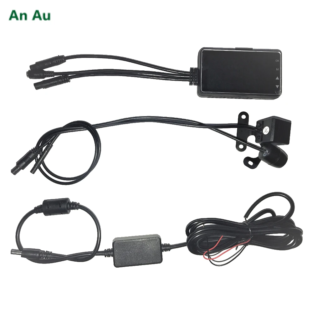 Motorcycle Dual Camera DVR Motor Dash Cam with Special Dual-track Front Rear HD Waterproof Moto Driving Recorder Cycle Video