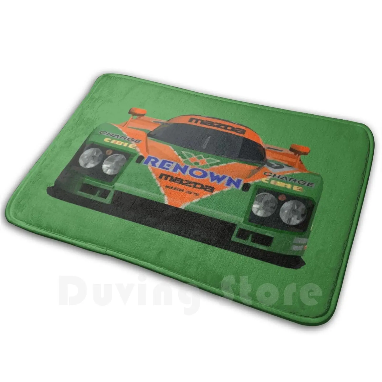 Mazda 787b Carpet Mat Rug Cushion Soft Non-Slip Gran Turismo 787 Polyphony Psx Playstation Herbert Winner Jdm Nismo 24 H