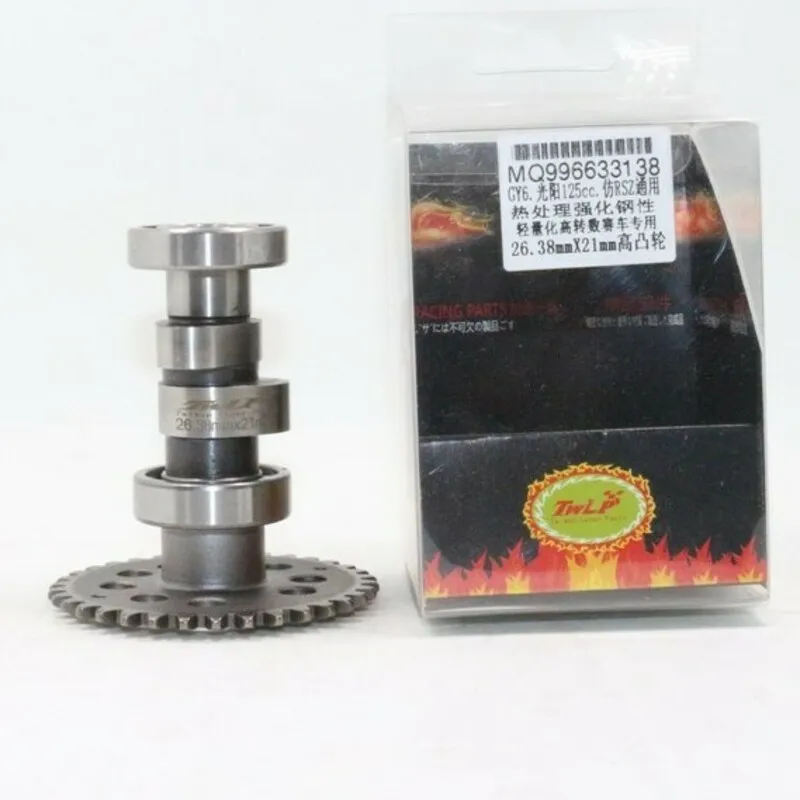 Camshaft 6.2mm For GY6 125 150 157QMB 157QMJ 152QMI LF150T LIBERTY 2 Valves Big Size Racing 26.39 * 21 Tuning Engine Parts