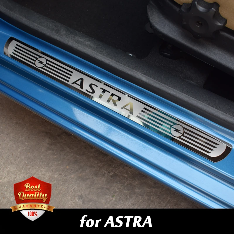 Stainless Steel Door Sill Scuff Plate Fit for OPEL ASTRA CORSA ADAM 2016-2020