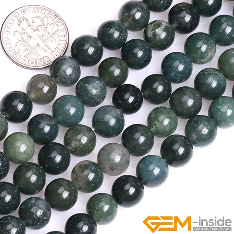 4 6 8 10mm Natural Stone Beads For Jewelry Making DIY Accessories For Bracelets Round Agates Beads Strand 15 inch Wholesale