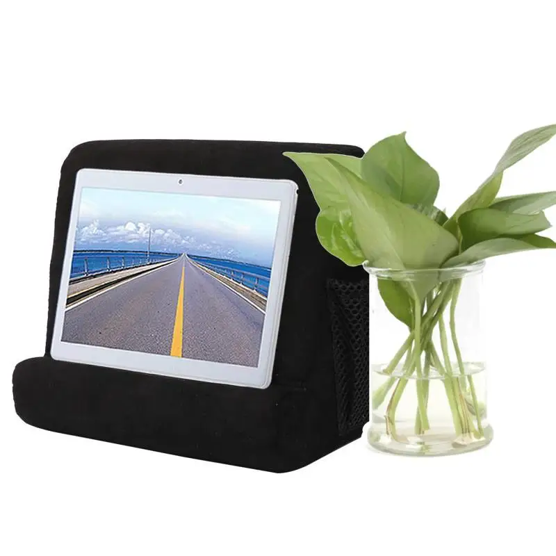 Multi-angle miękka poduszka stojak uchwyt Lazy Lap stojak na iPad telefon Tablet eReader książki czasopisma uchwyt wielofunkcyjny uchwyt