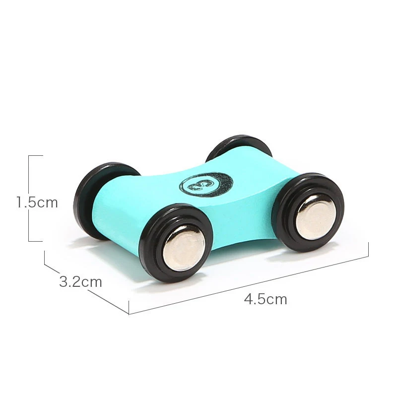 4Pcs kinder Holz Roller Spielzeug Miniatur Track Schiebefenster Racing Spiel Baby Mini Inertial Ziehen Auto Pädagogisches Spielzeug für Junge