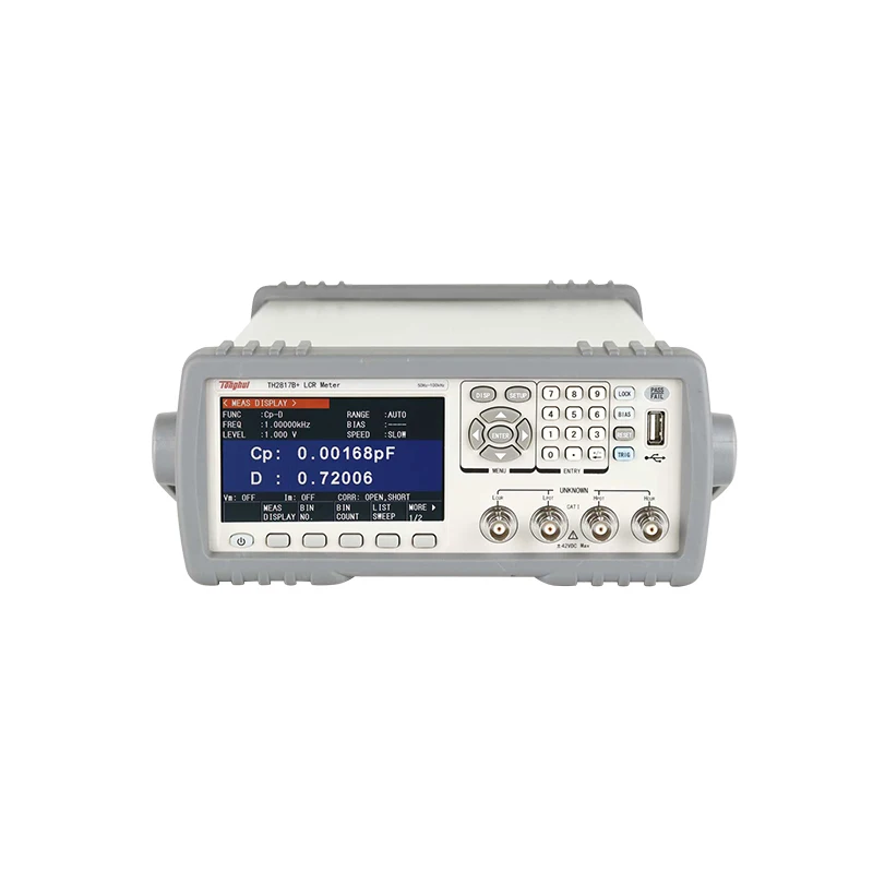 TH2817B+ Digital LCR Bridge Tester 50Hz,60Hz,100Hz,120Hz,1kHz,10kHz,20kHz,40kHz, 50kHz,100kHz