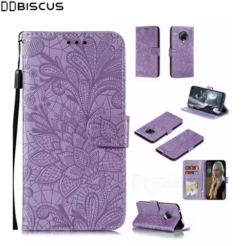 Lace Flower Flip Wallet Leather Case For Xiaomi Mi 11T 10T Pro 11i 10 11 Lite 5G Poco X3 NFC M3 F3 Redmi Note 9T 9A 10S Cover
