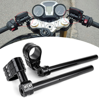 Motorcycle CNC Handlebar 43mm Clamp Clip for BMW R nine T R nineT Pure 2014-2022 Clip On Ons Racing Adjustable Fork Handle Bar