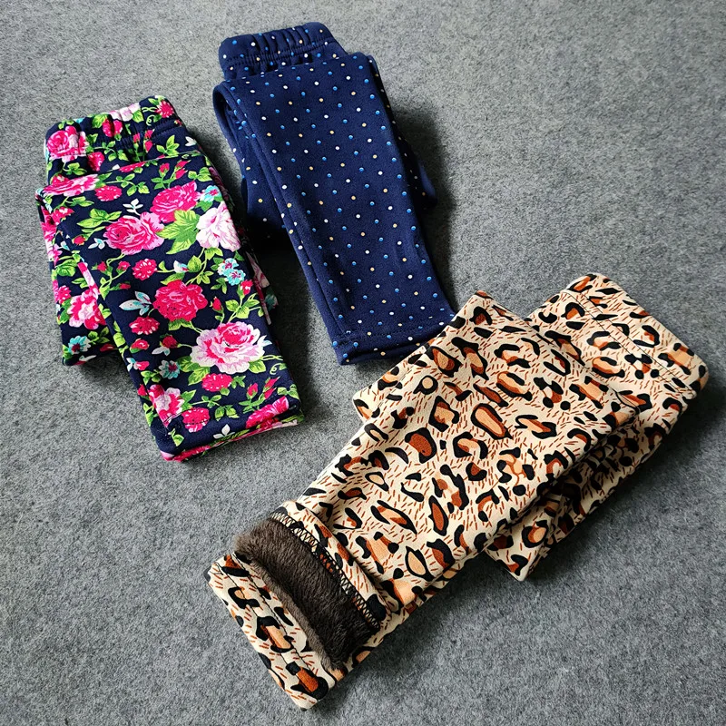Girls Velvet Leggings 2