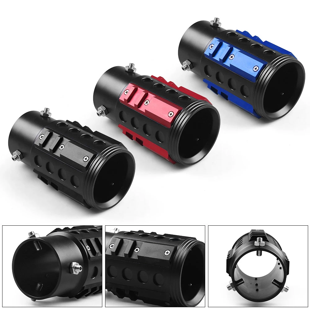 

Car Styling Universal Tail Throat Car Aluminum Rear Exhaust Pipe Tail Tip Pipe Industrial Style For 38mm-63mm Pipes