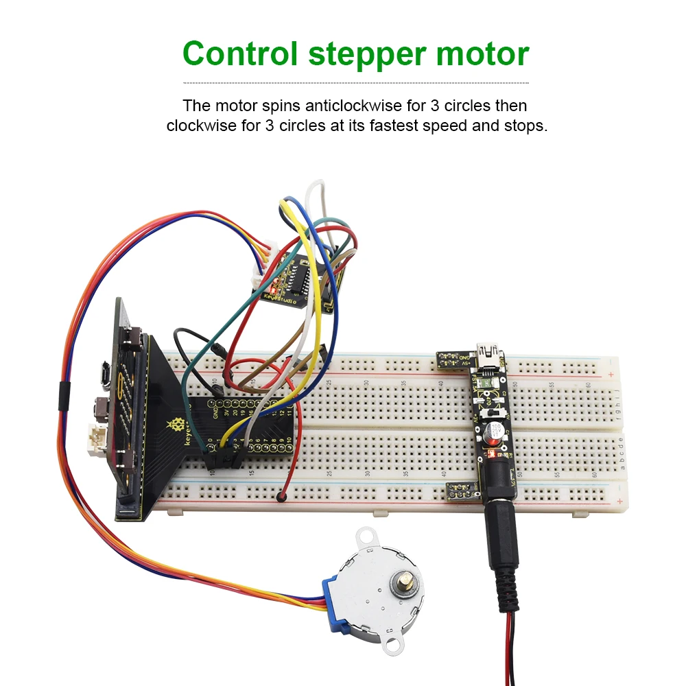 Imagem -04 - Keyestudio Microbit v2 Super Starter Kit para Bbc Micro: Bit Kit Programação Haste Faça Você Mesmo Kit de Aprendizagem Estudantes da Escola Kit Projeto Diy