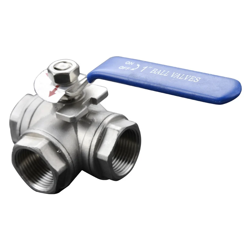 

1" Three Way 304 Stainless Steel BSP Thread Ball Valve T-type L-type DN25 ball Valve