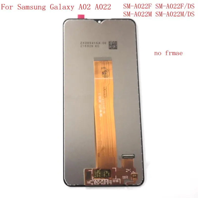 For Samsung Galaxy A02 A022 LCD touch glass digitizer Full for repair phone display frame  A022F A022F/DS