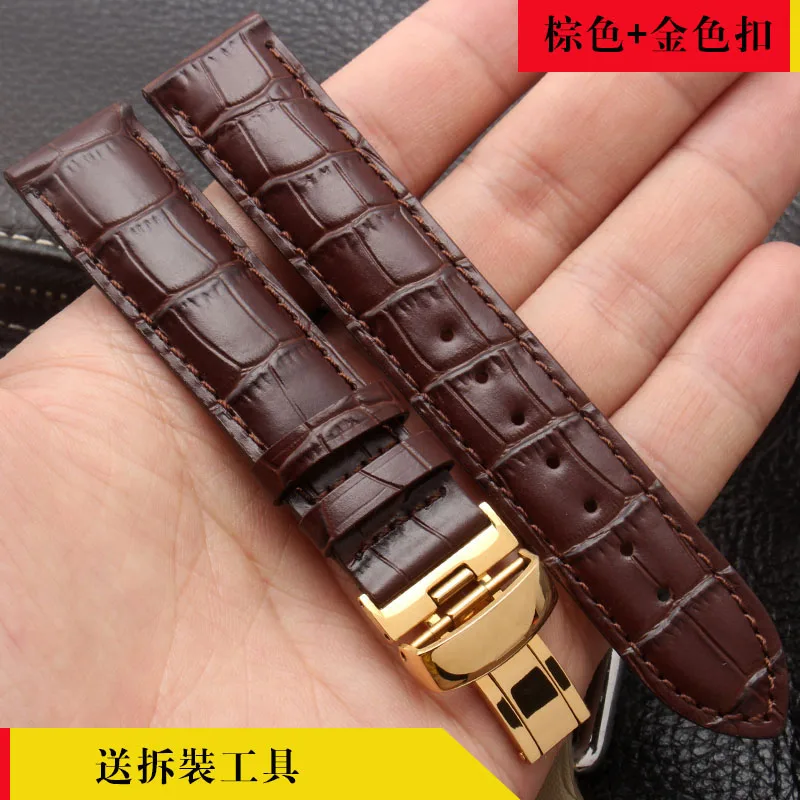 14 16 18 19 20 21 22mm Genuine Leather Watch Bands Strap for Tissot Le Locle T41 T006 PRC200  Wrist Belt Watch Bracelet 1853 Wat