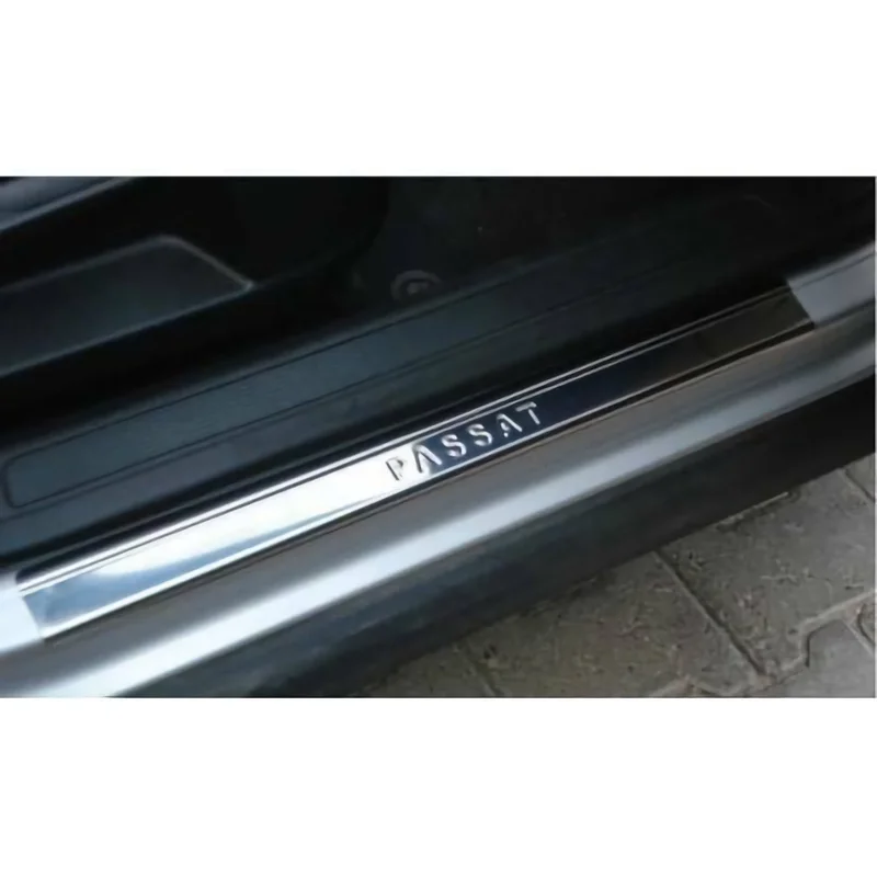 

For VW PASSAT B8 Chrome Door Sill Protector Cover 2015 Onwards Stainless Steel 4 pcs