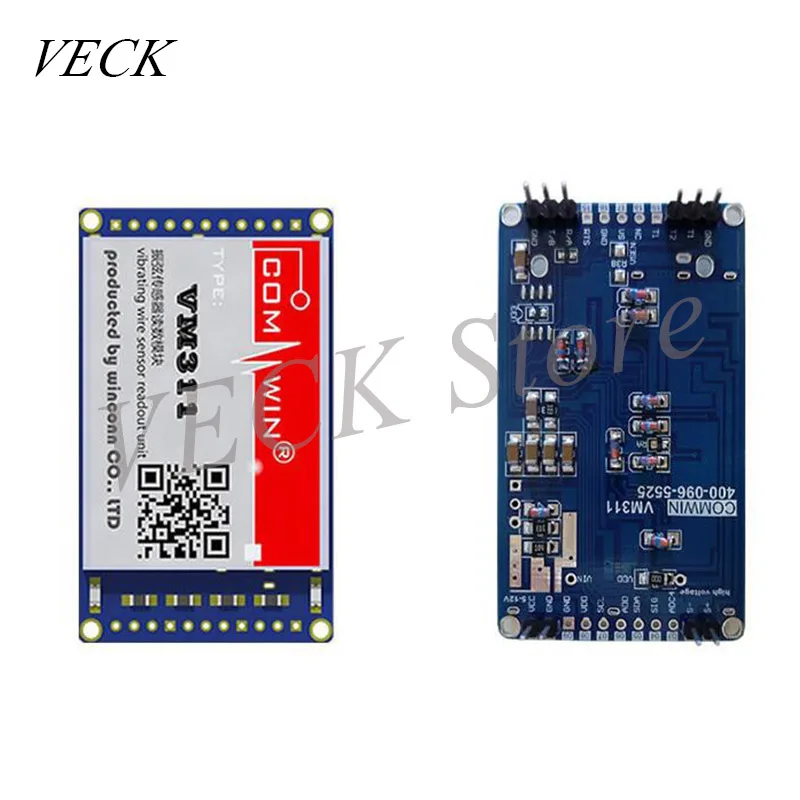 

Vibrating String Sensor Rope Meter Reading Module High Voltage/sweep VM311 Digital/analog RS232 RS485 TTL 0-2V/0-1mA