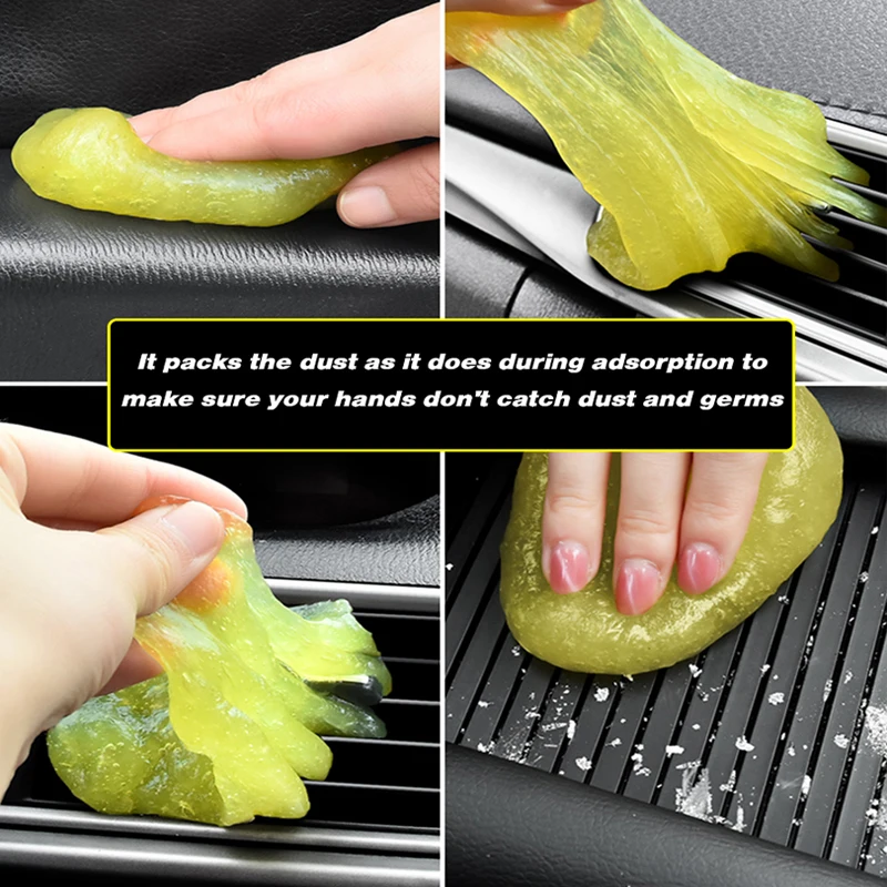 Car Cleaning Soft Rubber Multifunction Soft Car Sticky Clean Glue Gum Gel Cleaning Auto Interior Outlet Keyboard Dust