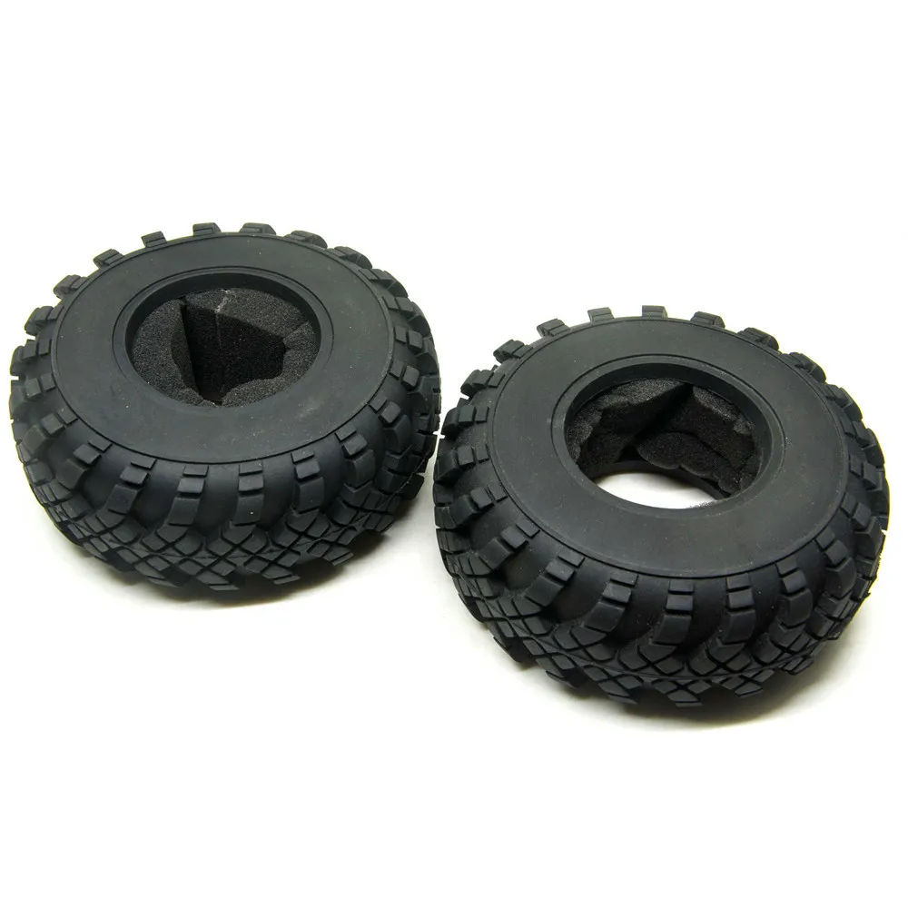 AXSPEED 2.2 Rubber Tyres RC Car Wheel Tires for 1/10 RC Rock Crawler Axial Wraith SCX10 TF2 TRX4 TRX6 D90 4WD