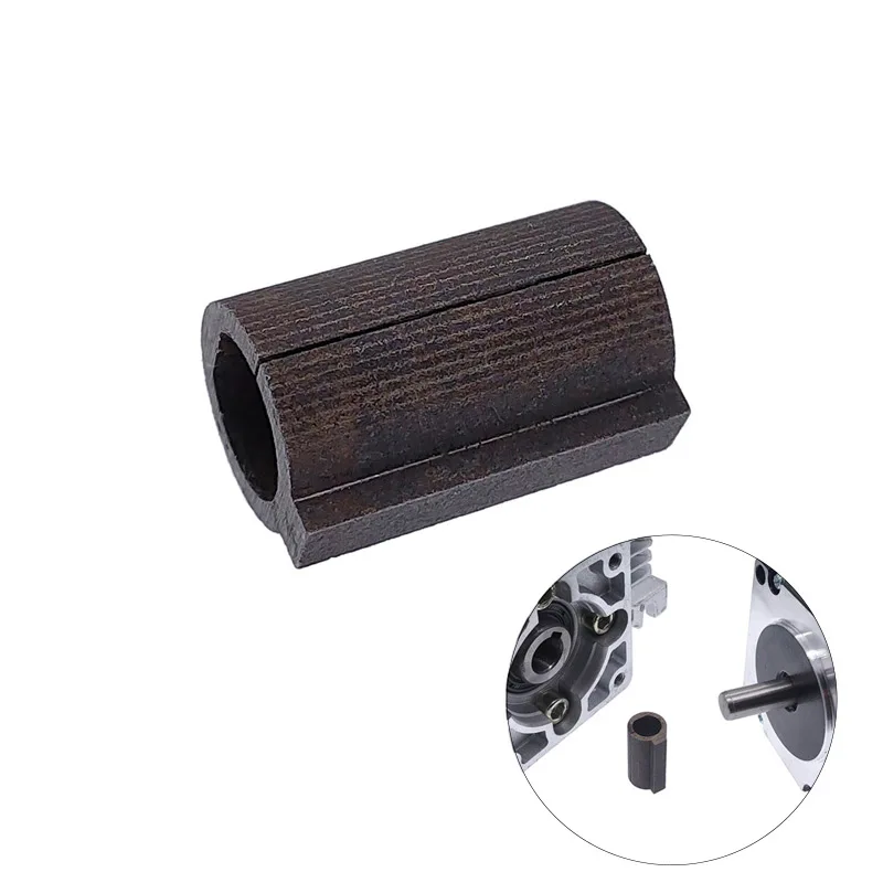 shaft sleeve adaptor for RV030 worm gearbox speed reducer shaft coupling 6.35mm 8mm input shaft of nema 23 motor