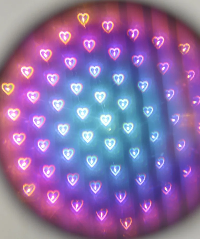 

Bee Eyes Kaleidoscope + Heart lens Glasses