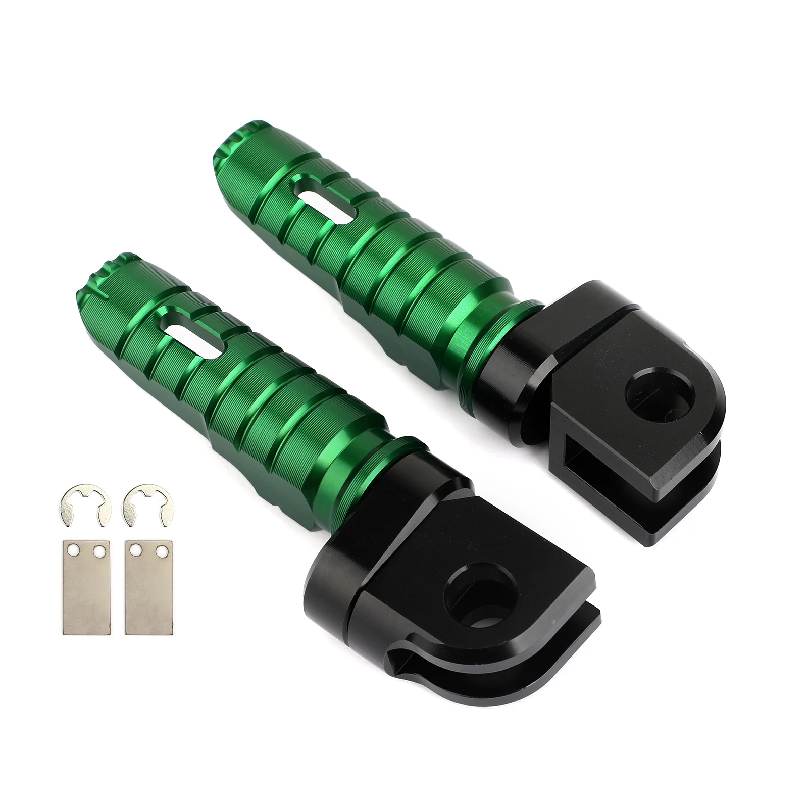 Artudatech Front Footrests Foot Peg for KAWASAKI Z1000SX Versys 650 X300 Z750 Z900 Z1000 ZX9R Green Accessories