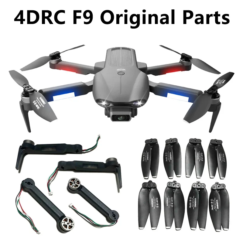 

4DRC F9 RC Drone Accessories Spare Parts Propeller Shell Camera Front Rear Arm A B Set Receiver Board Gyro GPS Remote Control