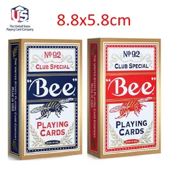 Bee carte da gioco NO.92 Club Special Deck Bridge Size USPCC Poker giochi di carte magiche trucchi Mgaic puntelli per mago