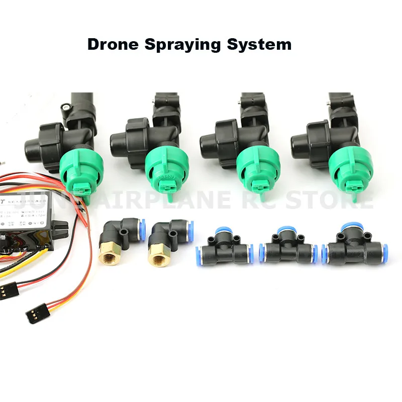 DIY Agricultural drone spray system high-pressure nozzle,Water pump,Buck module,Pump governor, Adapter, Water pipes for 5L/10L/1