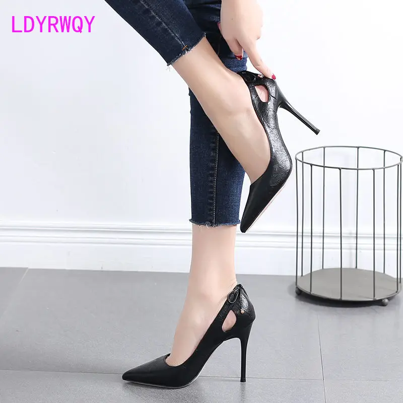 Female Korean version of 2022 spring and autumn new sexy all-match shallow mouth stiletto high heels