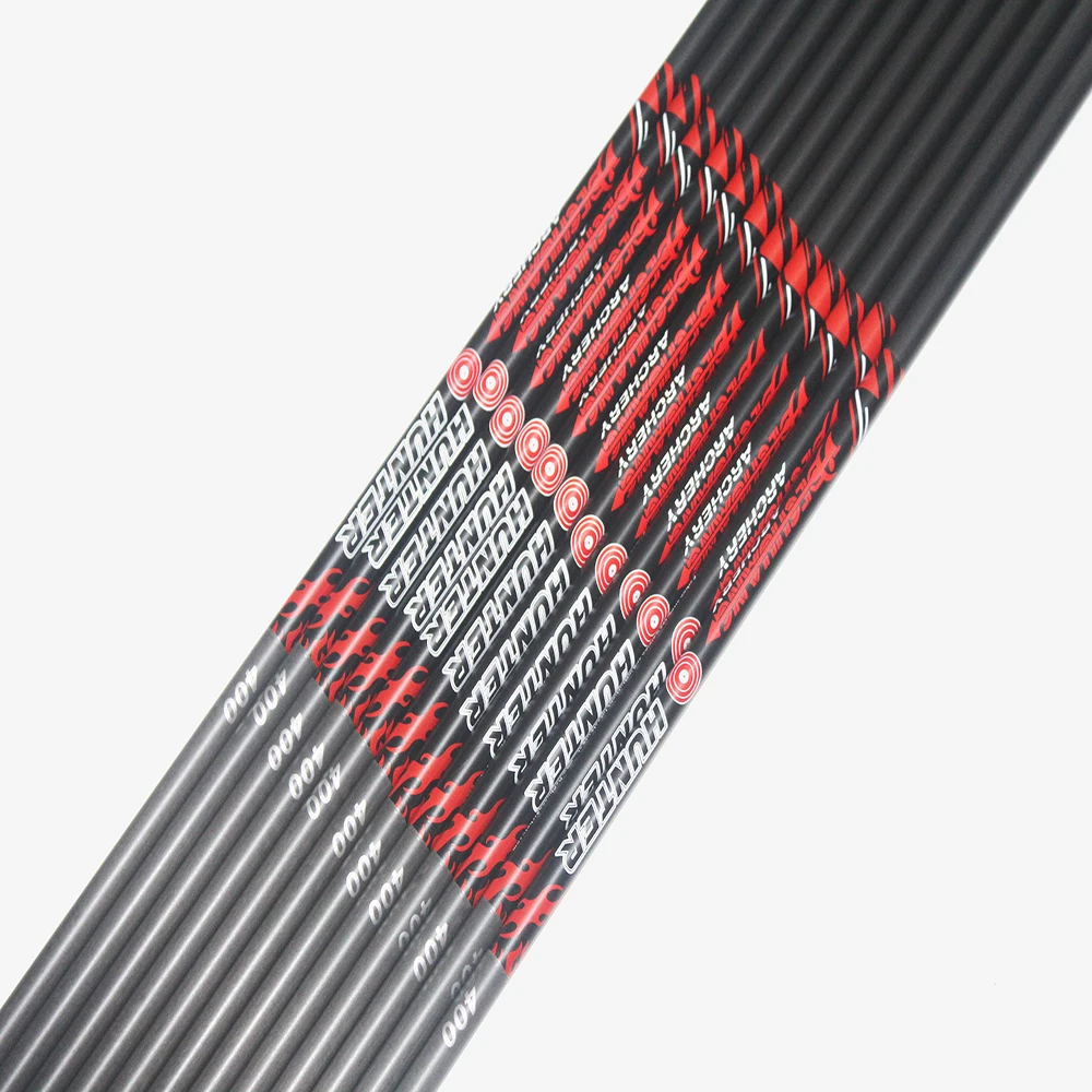 

Dechuang Archery Carbon Arrow Shafts Spine250 300 340 400 500 600 ID6.2mm Traditional Compound Bow For DIY Hunting