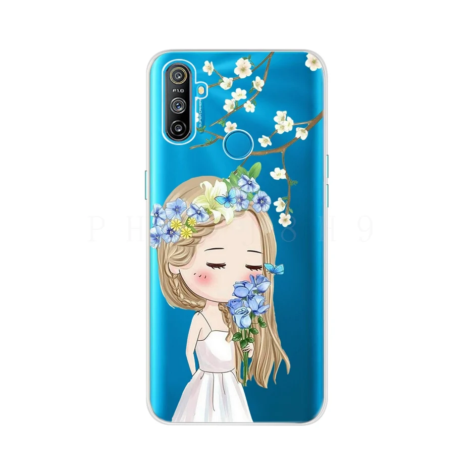 For Oppo Realme C3 Case Soft Silicone Cute Pattern Phone Back Cover For Oppo Realme C3 RMX2020 RealmeC3 C 3 Case TPU Fundas Capa