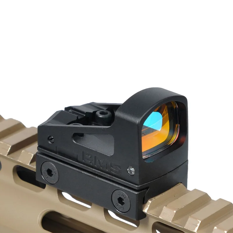 

RMS Reflex Mini Pistol Red Dot Sight With Vented Mount and Spacers For Hunting Airsoft Glock Pistol Aluminium Construction