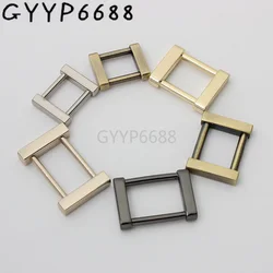 10-30pcs 6 sizes 12 13 15 16 19 20mm die-casting square buckle for woman leather bag rectangle slider buckle bag hardware