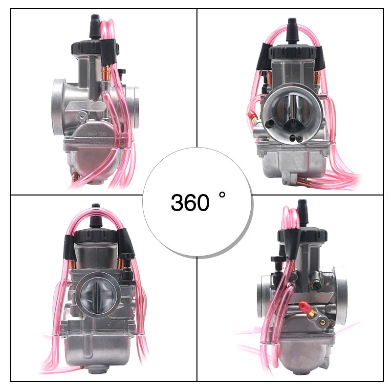 ZSDTRP Universal Big Racing Motorcycle PWK Keihin Carburetor Modify 33 34 35 36 38 40 42mm fit on 200cc to 500cc Motor