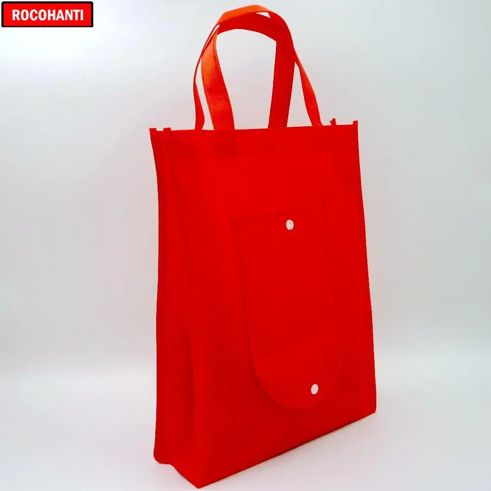 20X Wallet Style Non Woven Bag Foldable Tote Bag Non-Woven Bags with Pocket Design Customized LOOG Printing Accept 30*35*8CM