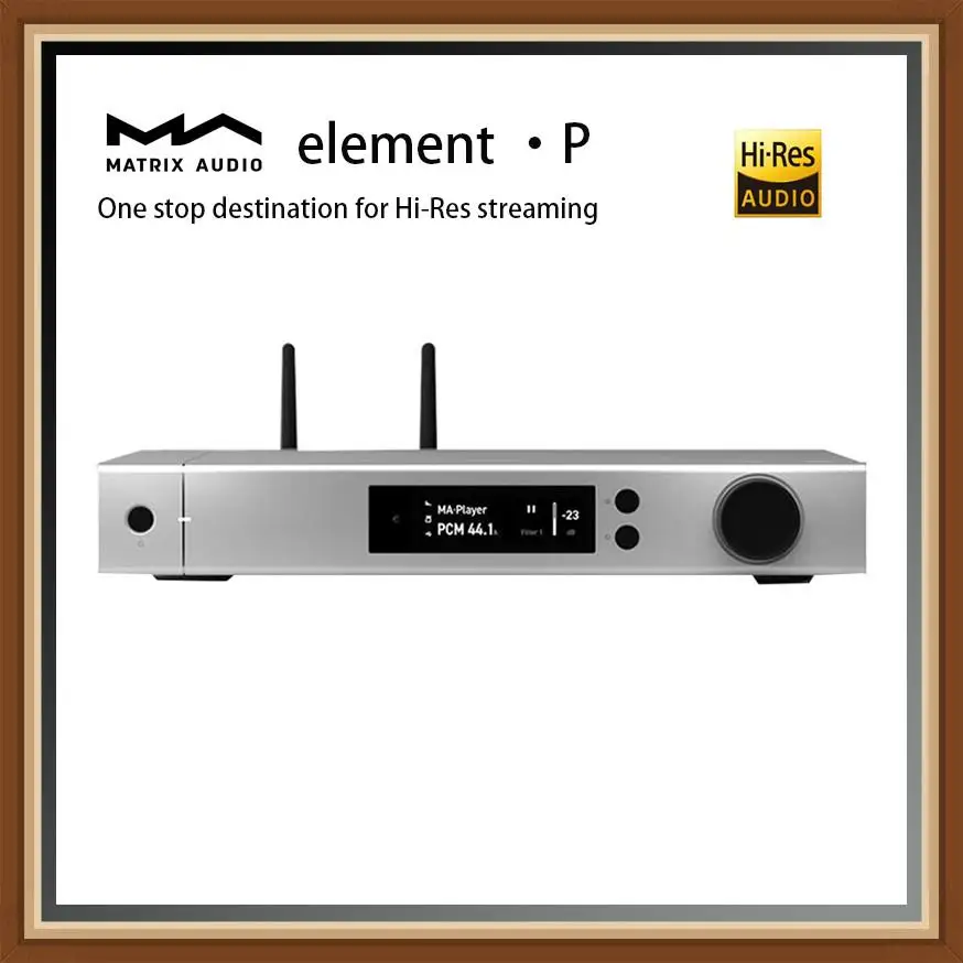 

Matrix Element P ES9028PRO MQA Music Server Preamplifier 9028 DAC Combined Power Amplifier AMP