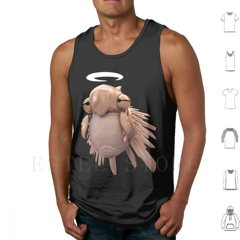 Shedinja Tank Tops Vest Sleeveless Conceptart 3d Ghost Bug Hole Fog Substancepainter Zbrush Childish Cartoon Realistic