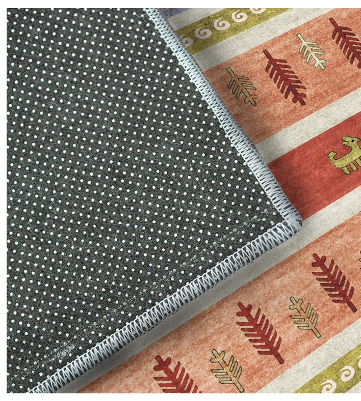Morocco Retro Carpet for Home Living Room Bedroom Decor Large 200x300cm Boho Area Rug Non-Slip Sofa Office Study Table Persian