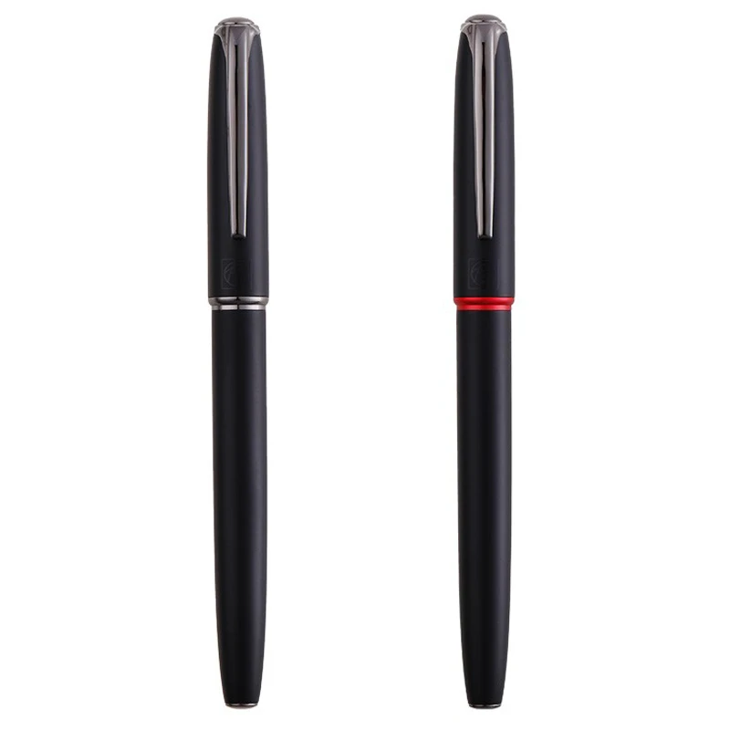 Picasso 916 Pimio Top Quality Metal Roller Ball Pen Titanium Black Matte Barrel For Pocket Portable Writing Pen With Gift Box