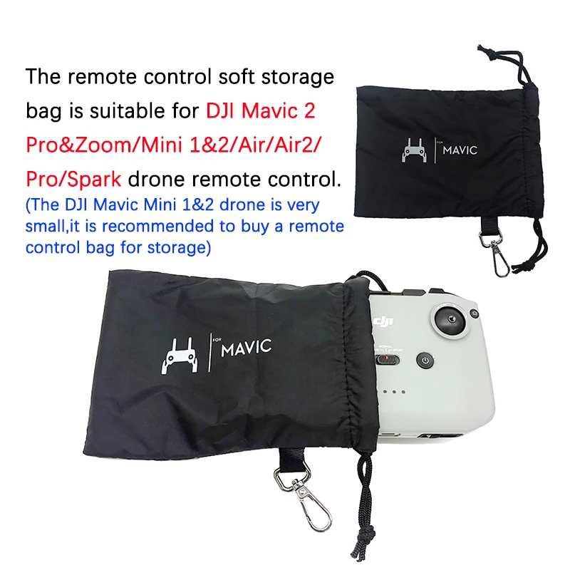 For DJI Mavic 2 Pro Zoom Mini 2 Air 2 Spark Portable Soft Storage Bag Scratch-Proof Waterproof Protective Case Handbag Accessory