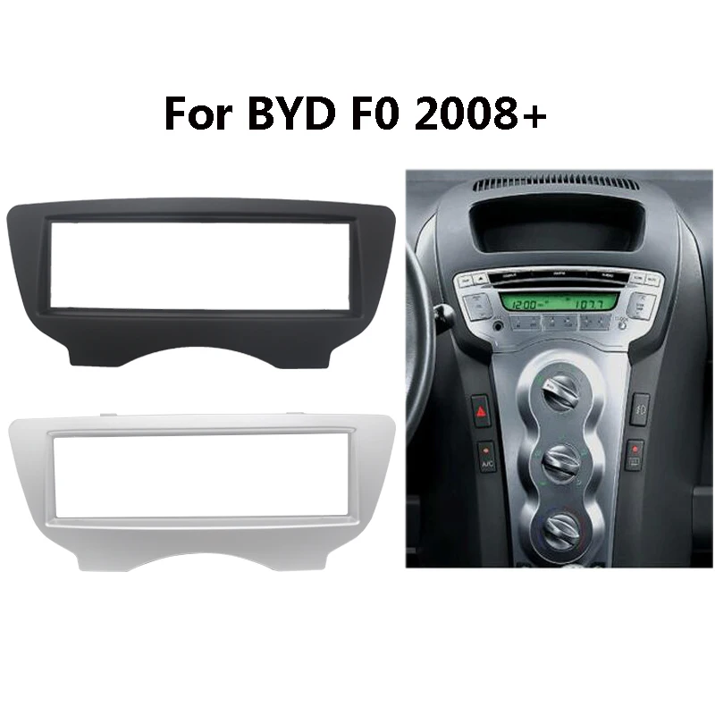 Zestaw ramka radia samochodowego dla BYD F0 2008 + Auto Stereo uchwyt na deskę rozdzielczą do montażu konsola środkowa Panel powięzi pojedynczy 1