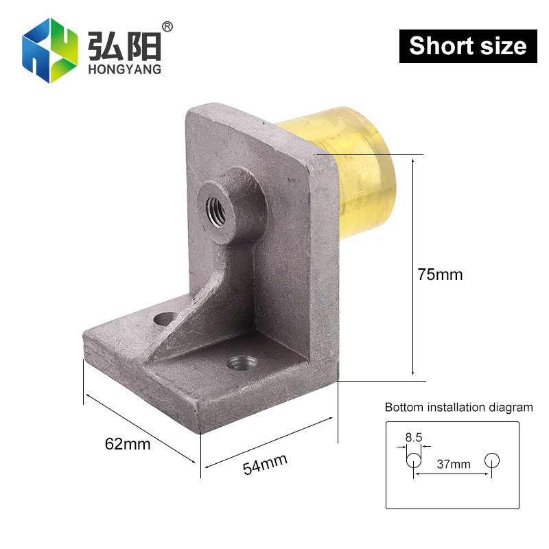 Limit Impact Block Cast Aluminum Limit Pile Impact Rubber Stop Pad Anti-Collision Block For CNC Milling Machine Engraving