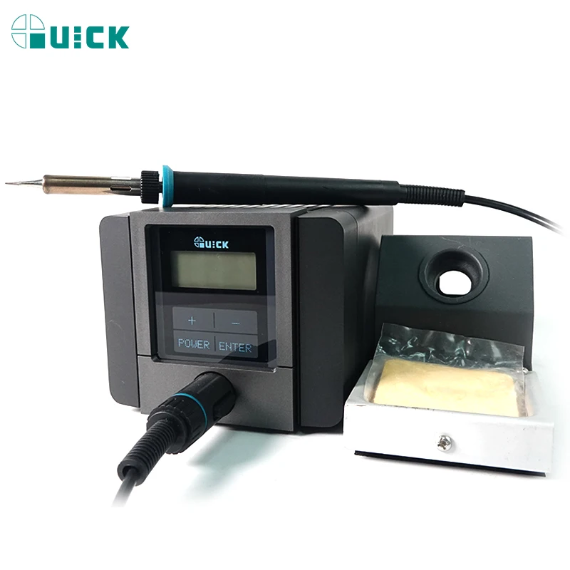 QUICK TS1100 90W Welding Rework Soldering Station for Mobile Repair Lead-free Hot Air Hairdrye Electric Heat Gun High Quality